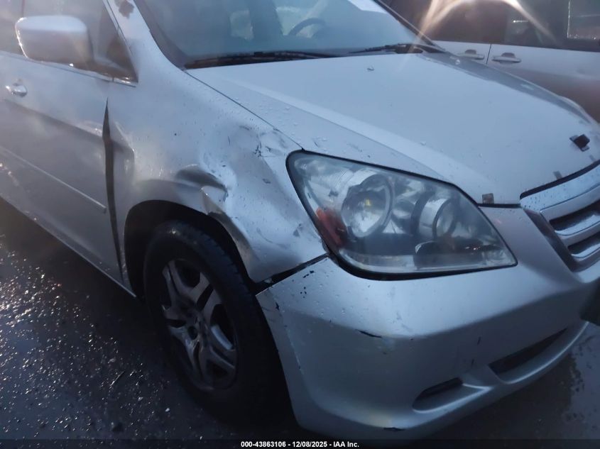 2005 Honda Odyssey Ex-L VIN: 5FNRL38785B016084 Lot: 43863106