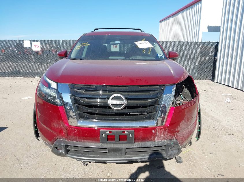 2024 Nissan Pathfinder Sv Fwd VIN: 5N1DR3BB2RC292555 Lot: 43863129
