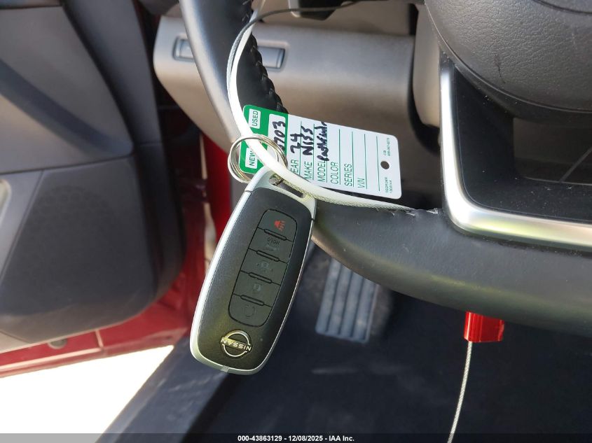 2024 Nissan Pathfinder Sv Fwd VIN: 5N1DR3BB2RC292555 Lot: 43863129