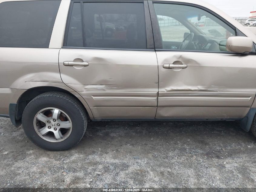 2007 Honda Pilot Ex-L VIN: 5FNYF28727B034158 Lot: 43863145