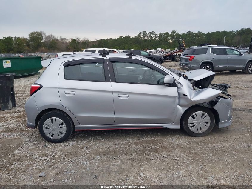 2022 Mitsubishi Mirage Es/Le VIN: ML32AUHJ3NH008082 Lot: 43863151