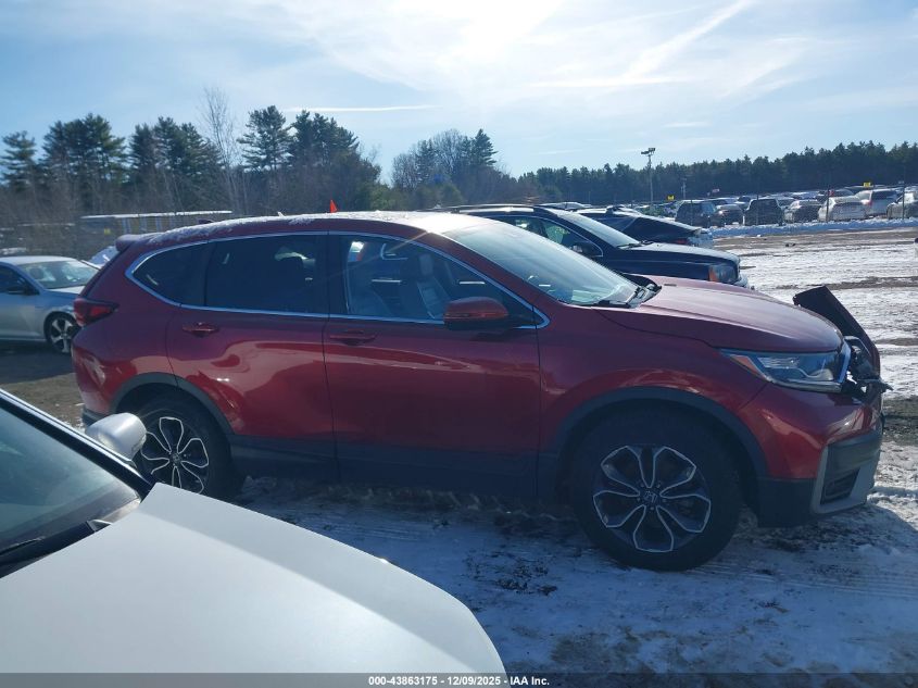 2021 Honda Cr-V Awd Ex-L VIN: 5J6RW2H88MA010362 Lot: 43863175