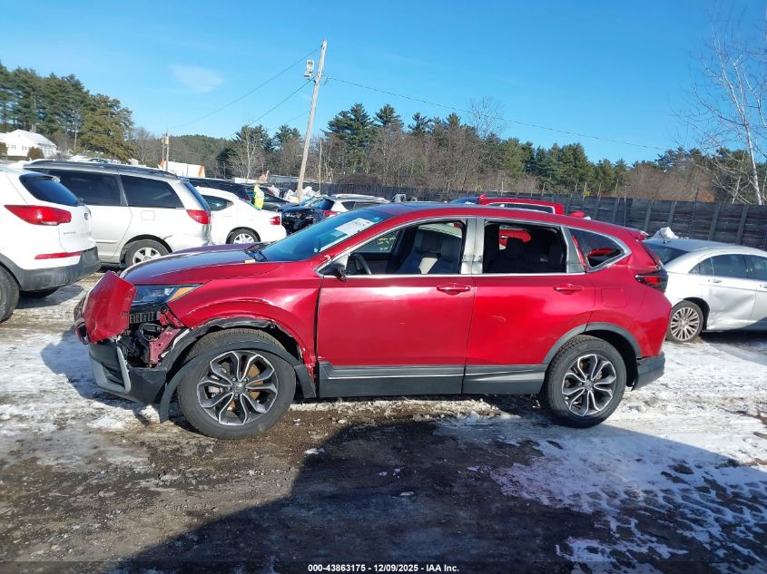 2021 Honda Cr-V Awd Ex-L VIN: 5J6RW2H88MA010362 Lot: 43863175