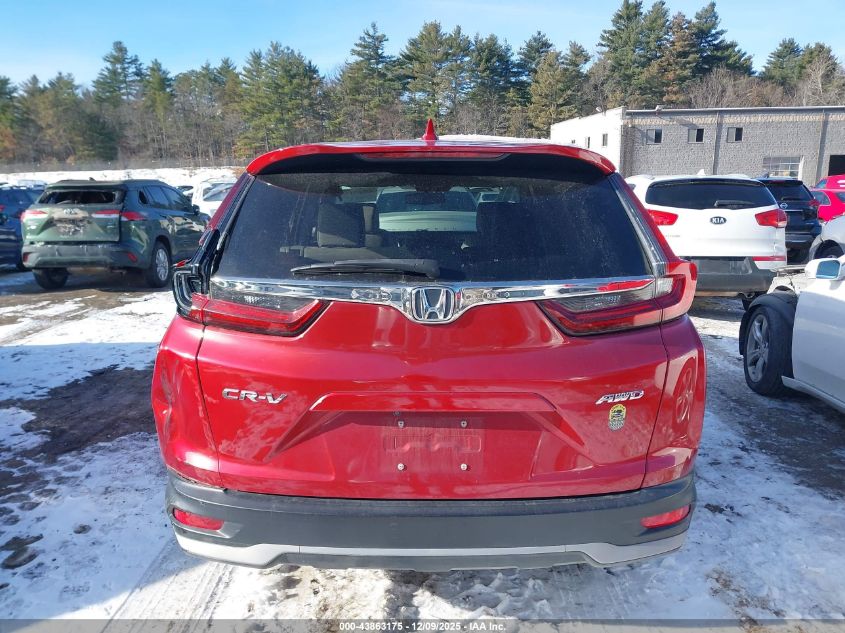 2021 Honda Cr-V Awd Ex-L VIN: 5J6RW2H88MA010362 Lot: 43863175