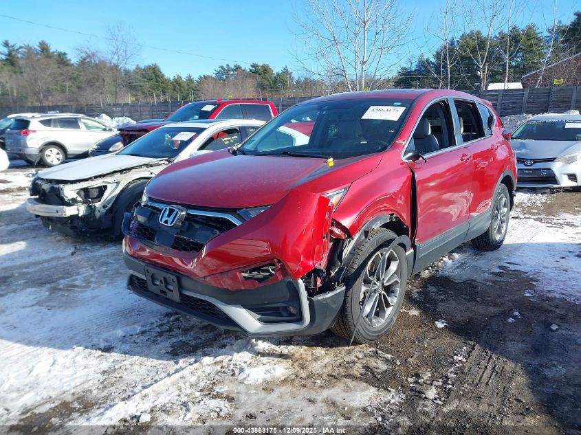2021 Honda Cr-V Awd Ex-L VIN: 5J6RW2H88MA010362 Lot: 43863175