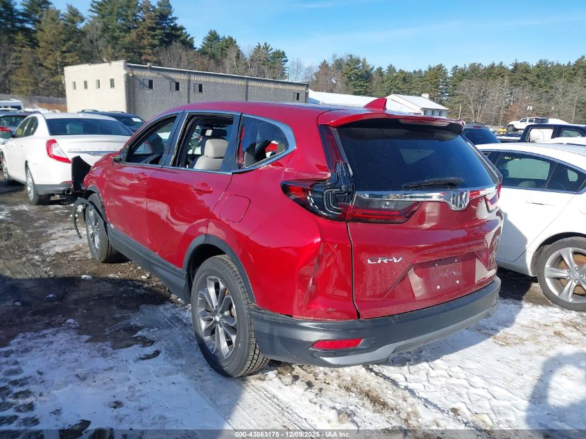 2021 Honda Cr-V Awd Ex-L VIN: 5J6RW2H88MA010362 Lot: 43863175