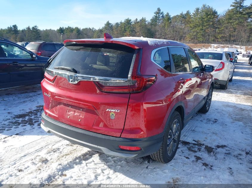 2021 Honda Cr-V Awd Ex-L VIN: 5J6RW2H88MA010362 Lot: 43863175
