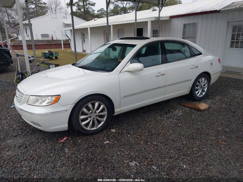 KMHFC46F26A131191 2006 HYUNDAI AZERA photo no. 2