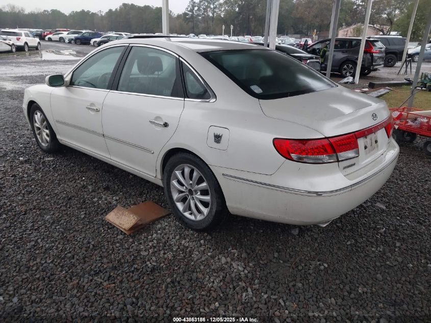 KMHFC46F26A131191 2006 HYUNDAI AZERA photo no. 3