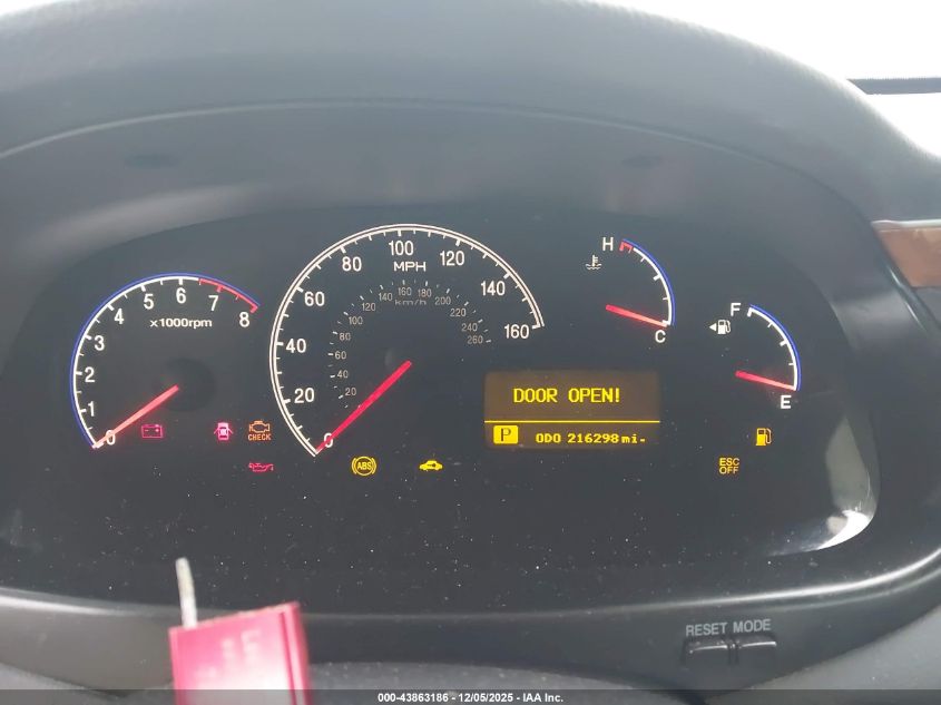 2006 Hyundai Azera Limited/Se VIN: KMHFC46F26A131191 Lot: 43863186