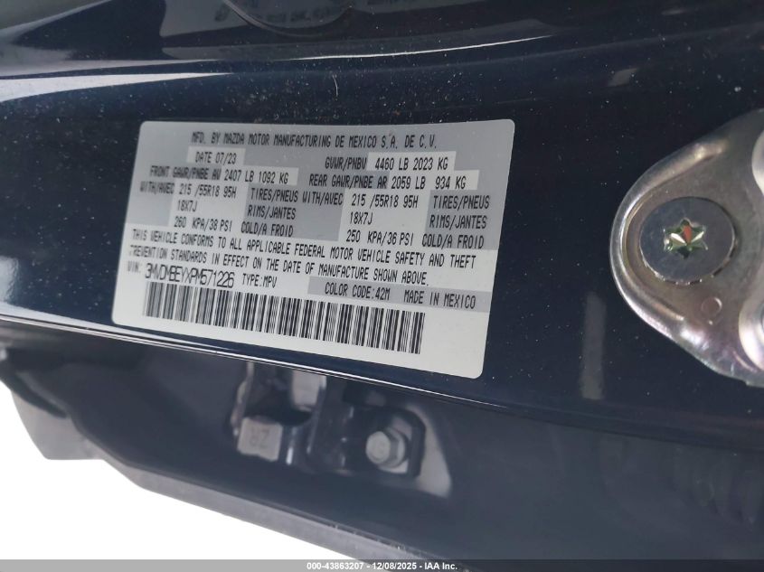 2023 Mazda Cx-30 2.5 Turbo Premium Plus VIN: 3MVDMBEYXPM571226 Lot: 43863207