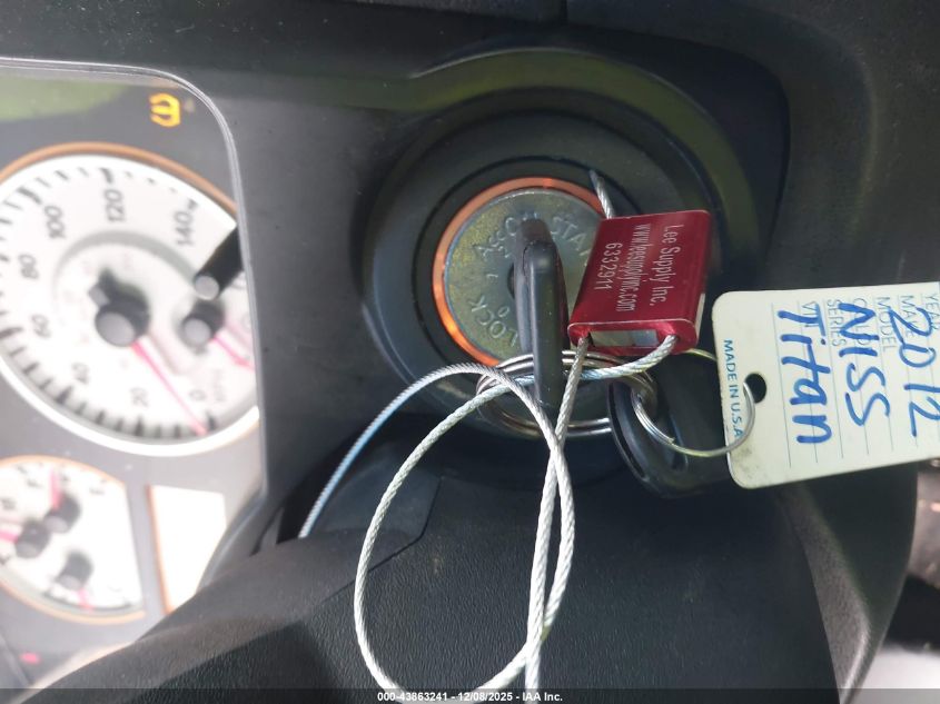 2012 Nissan Titan Pro-4X VIN: 1N6BA0EC5CN330374 Lot: 43863241