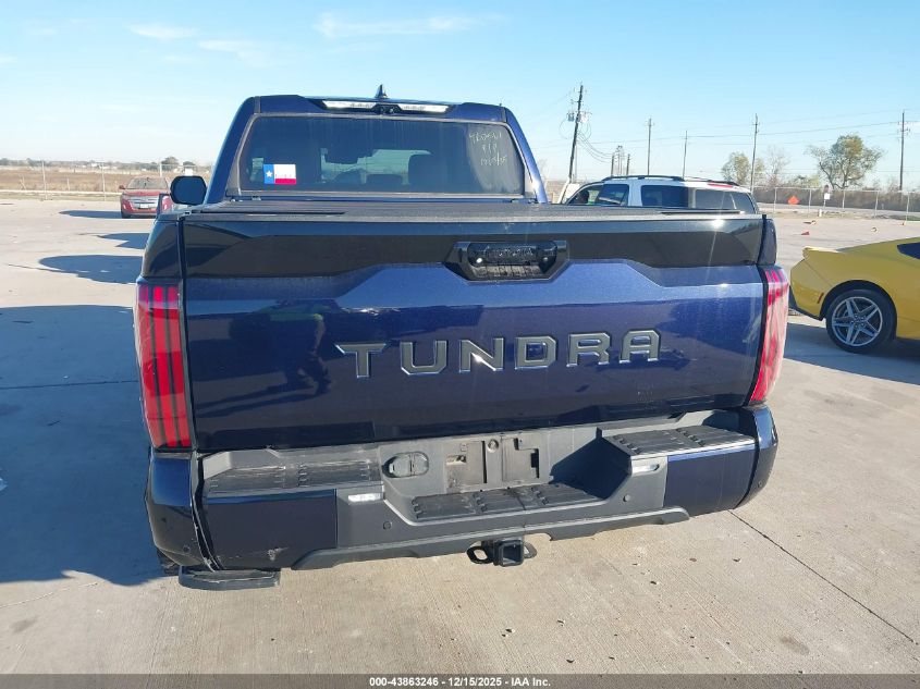 2024 Toyota Tundra Platinum VIN: 5TFNA5AB5RX030647 Lot: 43863246