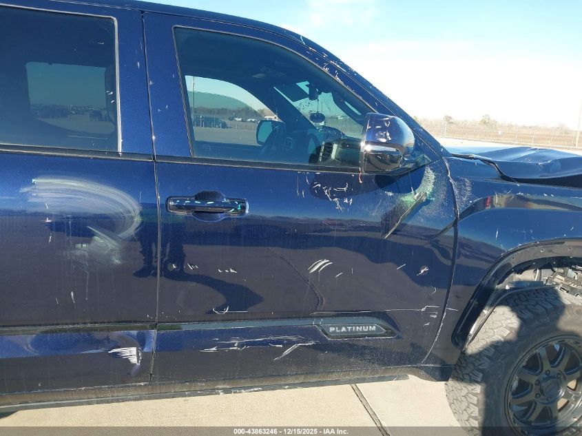 2024 Toyota Tundra Platinum VIN: 5TFNA5AB5RX030647 Lot: 43863246