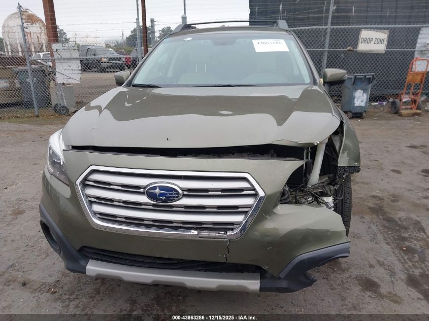 2015 Subaru Outback 2.5I Limited VIN: 4S4BSANC2F3362488 Lot: 43863286