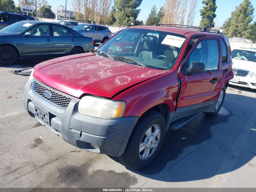 2003 Ford Escape Xlt VIN: 1FMYU93123KB58831 Lot: 43863293