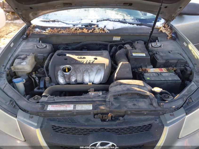 2007 Hyundai Sonata Gls VIN: 5NPET46C47H262381 Lot: 43863300