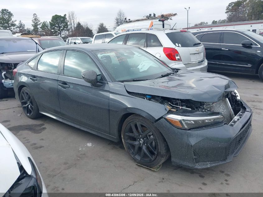 2025 Honda Civic Sport VIN: 2HGFE2F57SH600542 Lot: 43863306