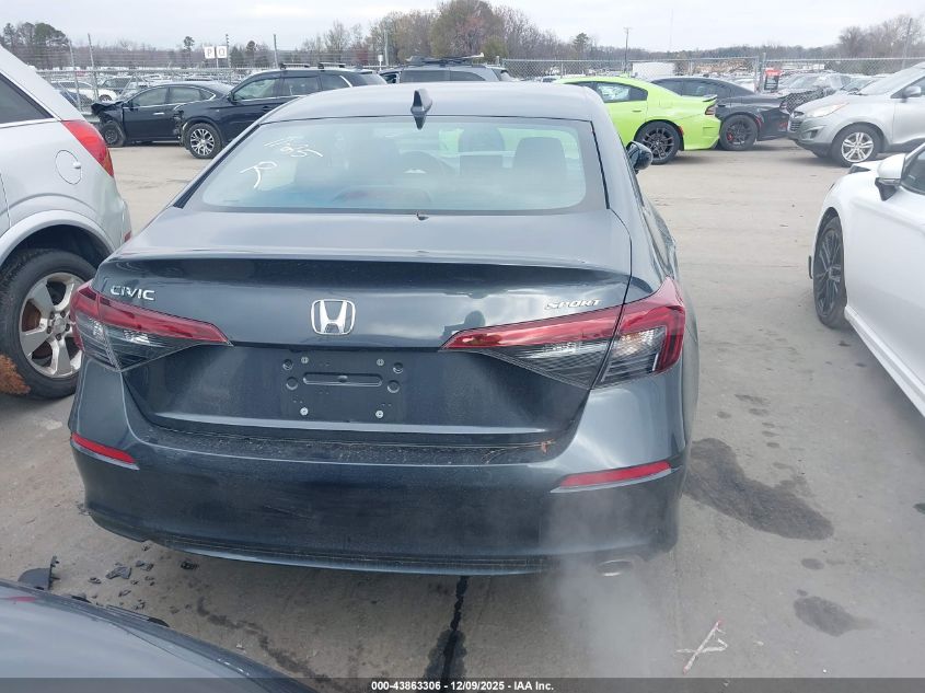 2025 Honda Civic Sport VIN: 2HGFE2F57SH600542 Lot: 43863306