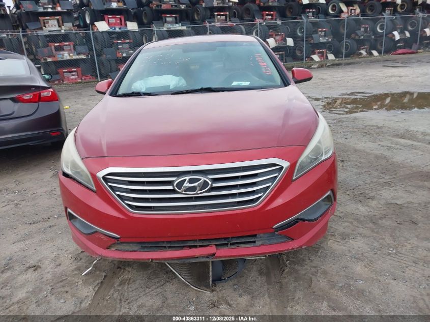 2017 Hyundai Sonata Se VIN: 5NPE24AF6HH466962 Lot: 43863311