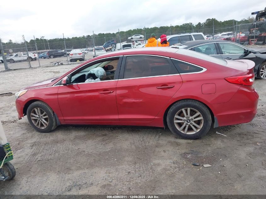 2017 Hyundai Sonata Se VIN: 5NPE24AF6HH466962 Lot: 43863311