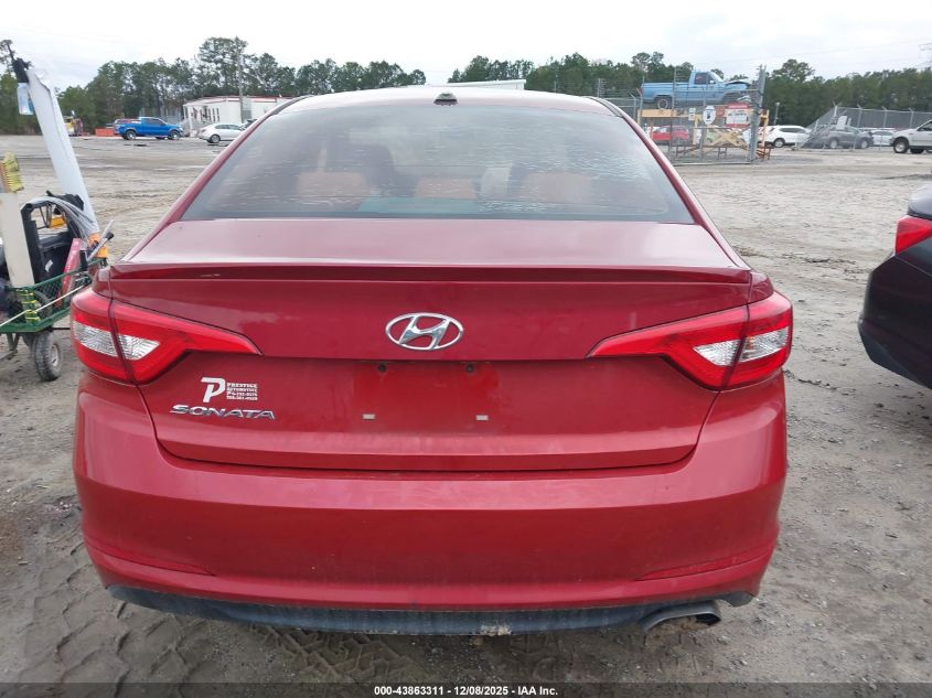 2017 Hyundai Sonata Se VIN: 5NPE24AF6HH466962 Lot: 43863311