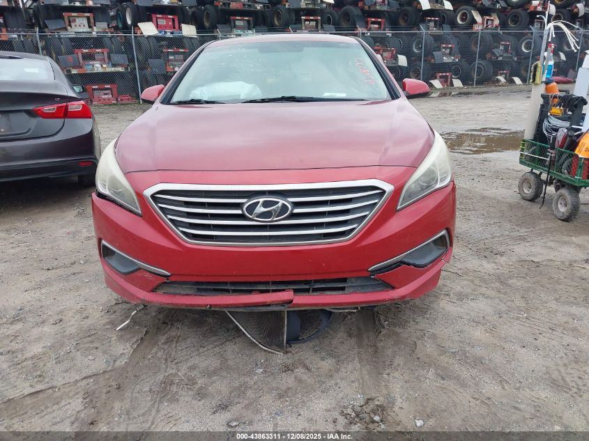 2017 Hyundai Sonata Se VIN: 5NPE24AF6HH466962 Lot: 43863311