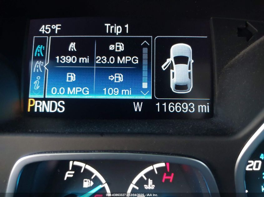 2015 Ford Escape Se VIN: 1FMCU0GXXFUC64070 Lot: 43863327