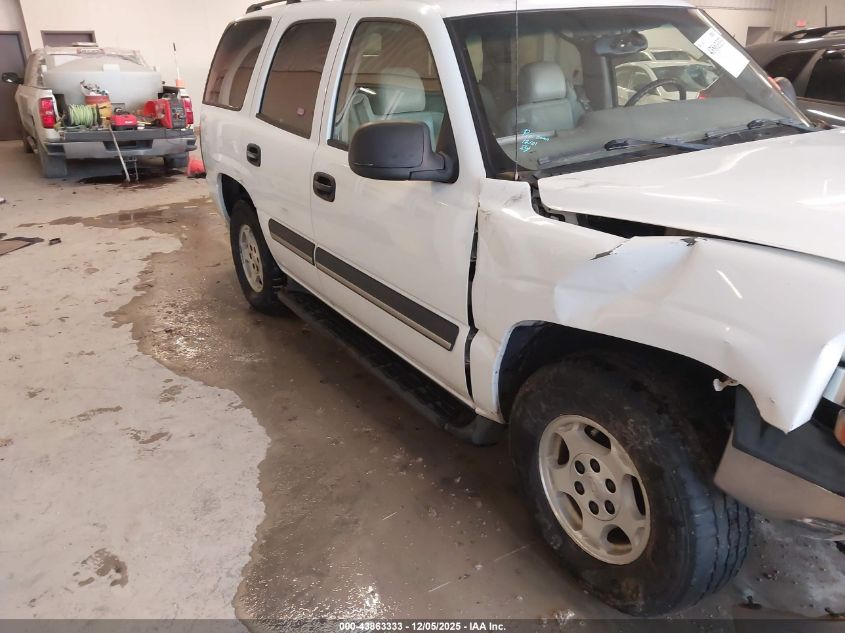 2005 Chevrolet Tahoe Ls VIN: 1GNEC13T05R266363 Lot: 43863333