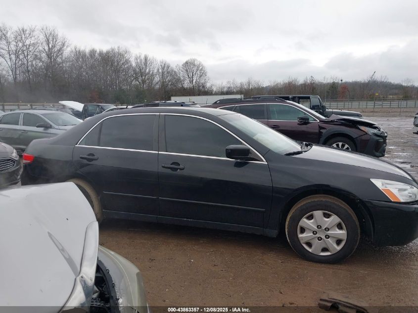 2003 Honda Accord 2.4 Lx VIN: 1HGCM56323A100780 Lot: 43863357