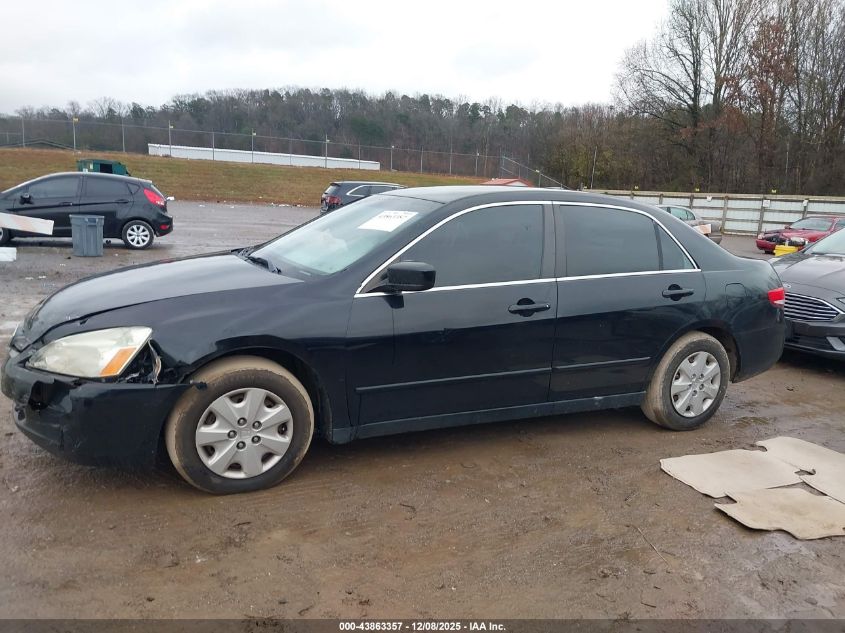 2003 Honda Accord 2.4 Lx VIN: 1HGCM56323A100780 Lot: 43863357