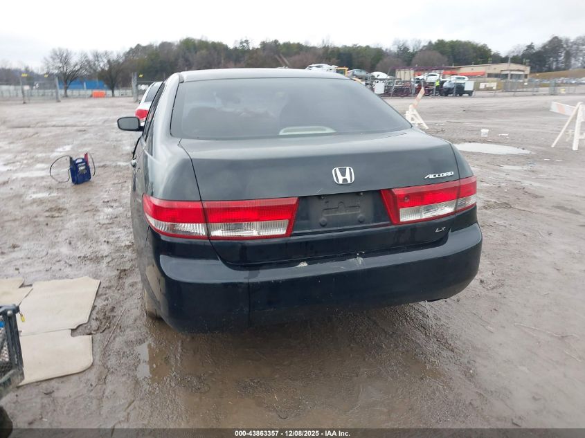 2003 Honda Accord 2.4 Lx VIN: 1HGCM56323A100780 Lot: 43863357