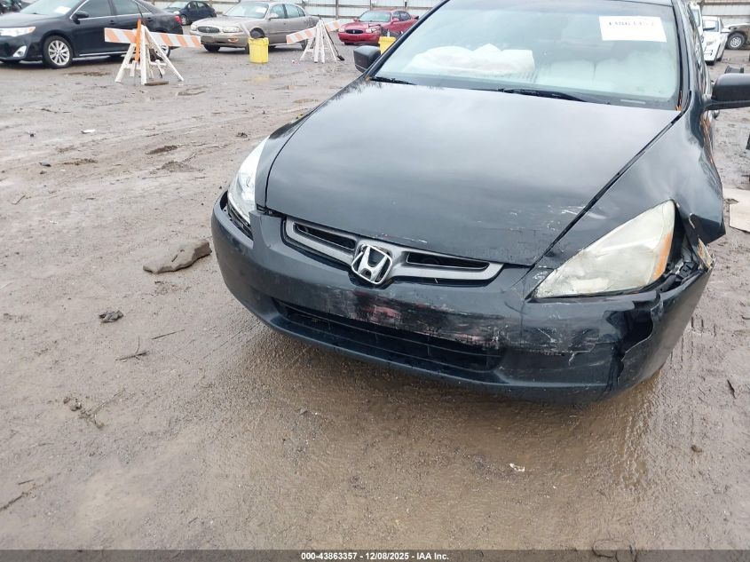 2003 Honda Accord 2.4 Lx VIN: 1HGCM56323A100780 Lot: 43863357