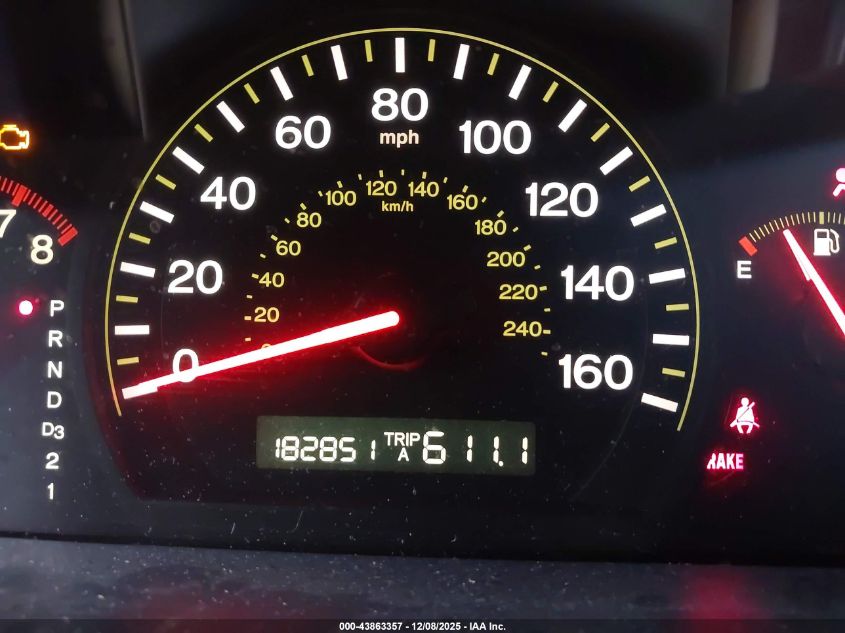 2003 Honda Accord 2.4 Lx VIN: 1HGCM56323A100780 Lot: 43863357