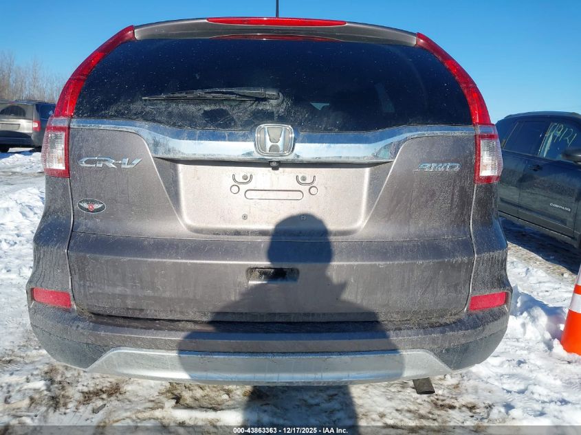 2015 Honda Cr-V Ex VIN: 5J6RM4H51FL098279 Lot: 43863363