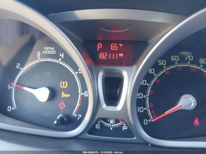 2011 Ford Fiesta Ses VIN: 3FADP4FJXBM165175 Lot: 43863376