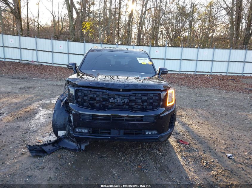 2022 Kia Telluride Sx VIN: 5XYP5DHC4NG261509 Lot: 43863406