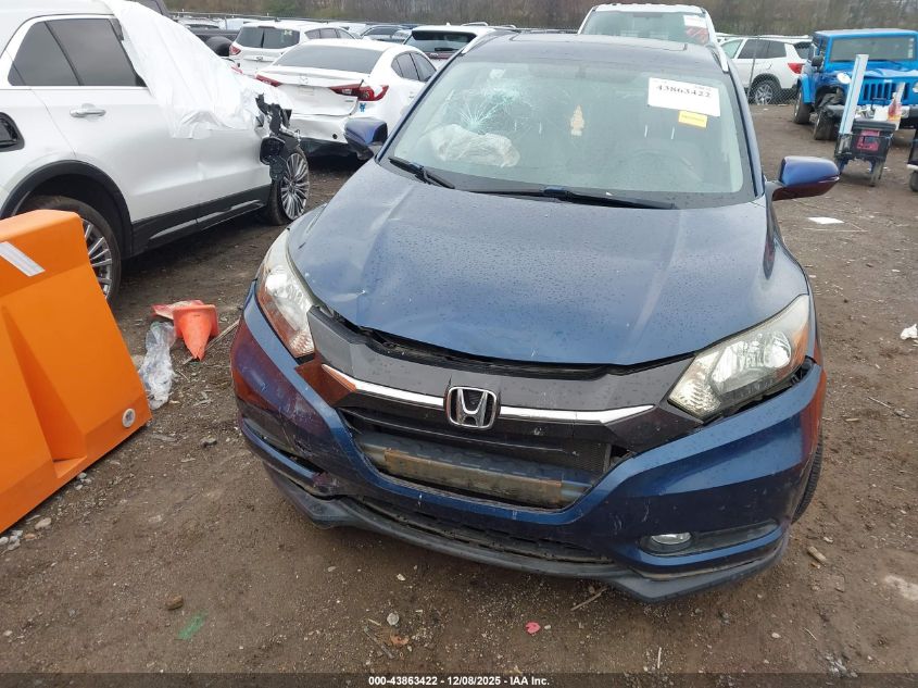 2016 Honda Hr-V Ex-L VIN: 3CZRU5H78GM705530 Lot: 43863422