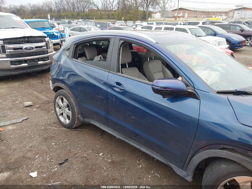 2016 Honda Hr-V Ex-L VIN: 3CZRU5H78GM705530 Lot: 43863422