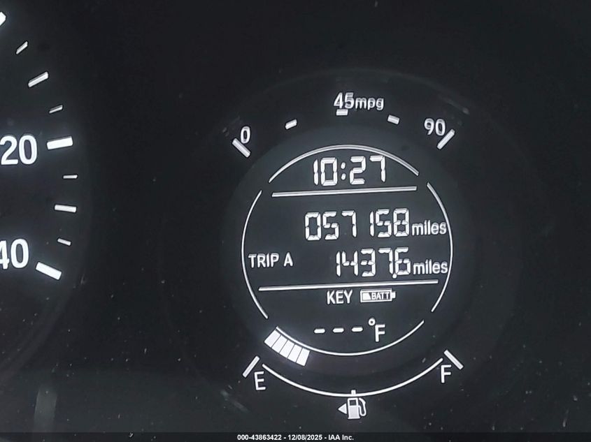 2016 Honda Hr-V Ex-L VIN: 3CZRU5H78GM705530 Lot: 43863422