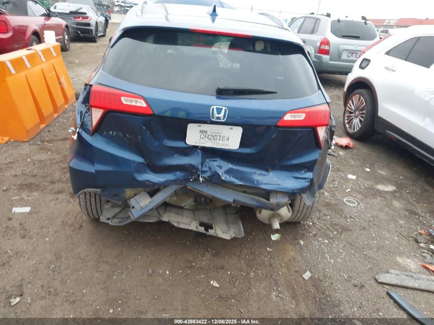 2016 Honda Hr-V Ex-L VIN: 3CZRU5H78GM705530 Lot: 43863422