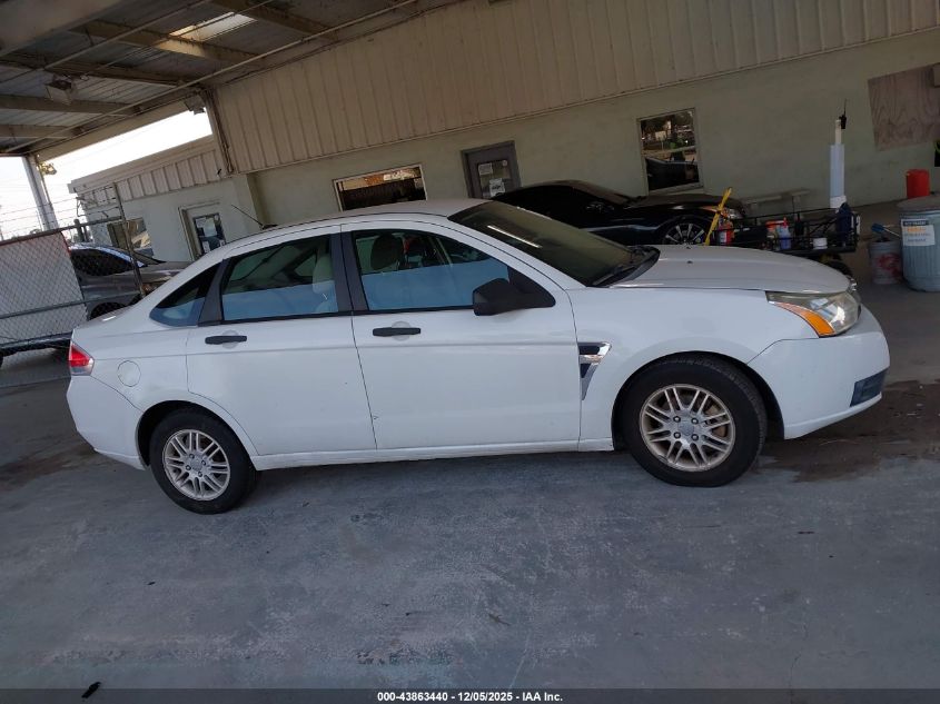 2008 Ford Focus Se/Ses VIN: 1FAHP35N78W136130 Lot: 43863440