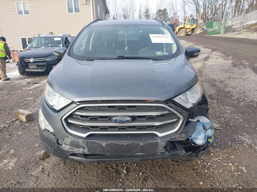 2019 Ford Ecosport Se VIN: MAJ6S3GL0KC277843 Lot: 43863476