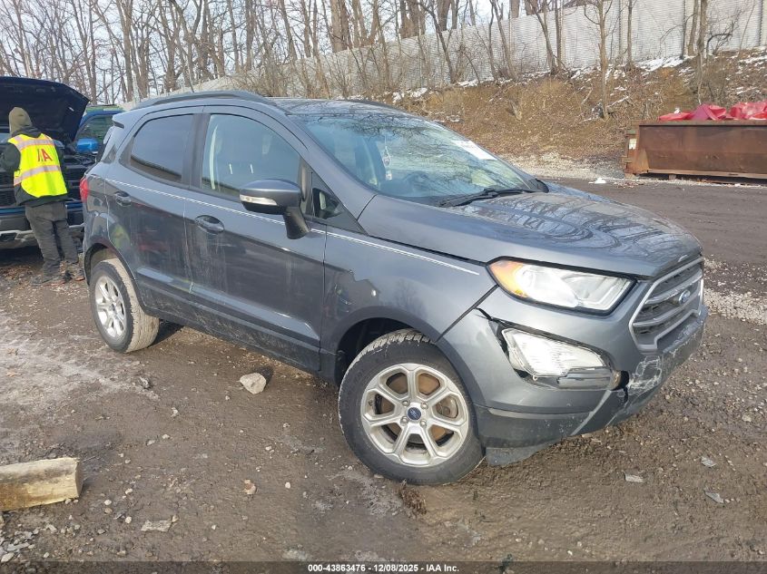 2019 Ford Ecosport Se VIN: MAJ6S3GL0KC277843 Lot: 43863476