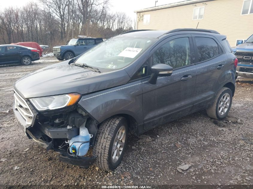 2019 Ford Ecosport Se VIN: MAJ6S3GL0KC277843 Lot: 43863476
