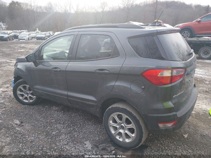 2019 Ford Ecosport Se VIN: MAJ6S3GL0KC277843 Lot: 43863476