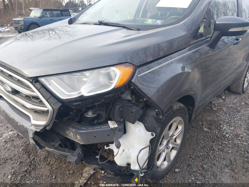 2019 Ford Ecosport Se VIN: MAJ6S3GL0KC277843 Lot: 43863476