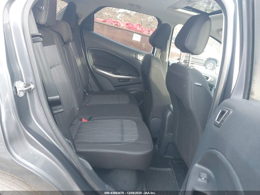 2019 Ford Ecosport Se VIN: MAJ6S3GL0KC277843 Lot: 43863476