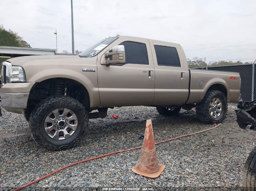 2005 Ford F-250 Lariat/Xl/Xlt VIN: 1FTSW21P95ED37288 Lot: 43863485