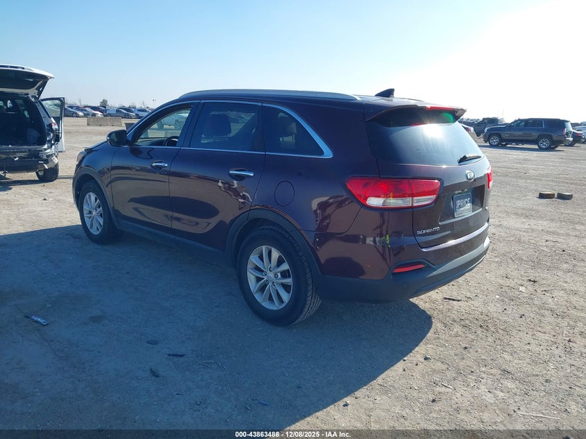 5XYPG4A30HG268532 2017 KIA SORENTO photo no. 3